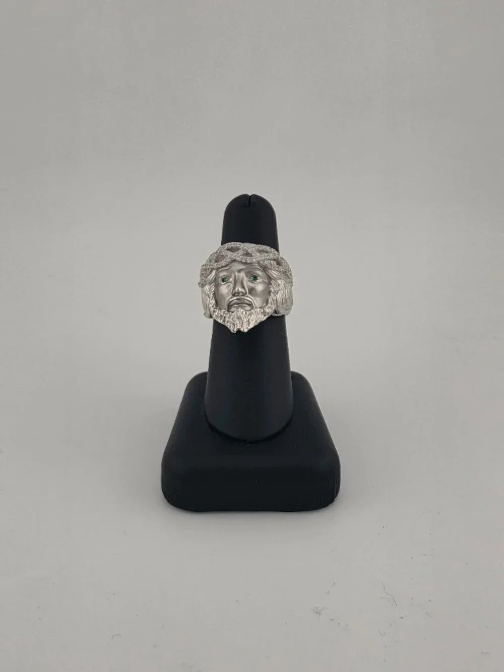Brand New Sterling Silver 925 Jesus Face Ring